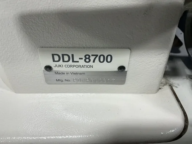 JUKI 20”X47” TABLE SEWING MACHINE  -  DDL-8700
