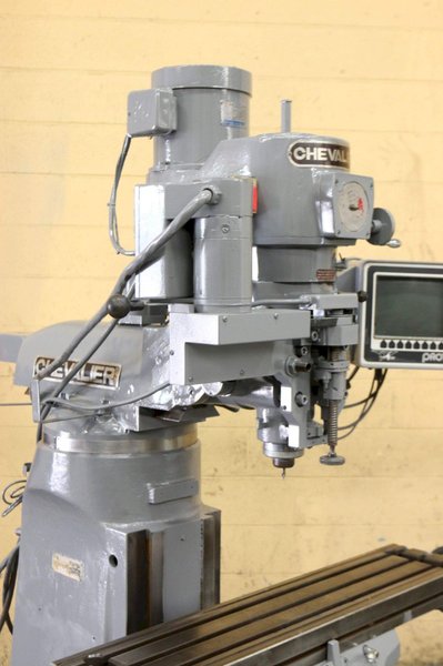 3 HP CHEVALIER VERTICAL MILL WITH CNC PROTO TRAK CONTROLS: STK 67709