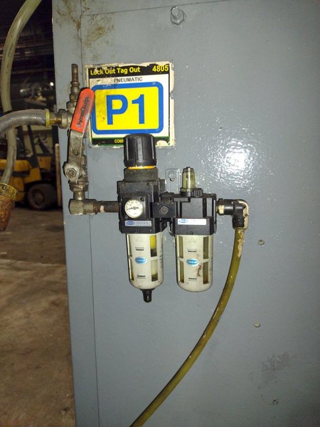 7.6 CU FT ALMCO MODEL #OR-9VLR ROTARY VIBRATORY FINISHER &amp; DEBURRER: YOBRO #25014