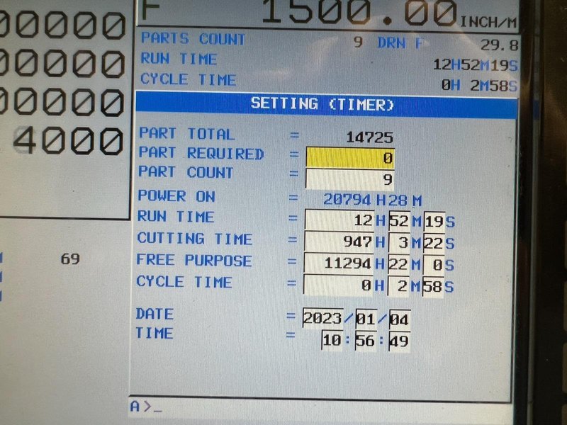 Tongtai SH-4000P CNC Horizontal Machining Center,  400mm pallets, 4-Axis, 15000 RPM, 60 ATC, Fanuc Oi-MF, 35HP, New 2017