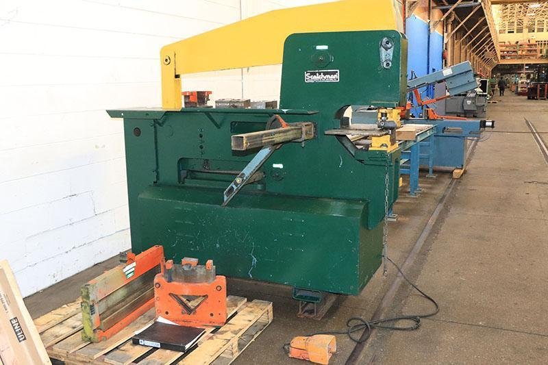 90 TON SCOTCHMAN HYDRAULIC IRONWORKER, MODEL: 9012-24M