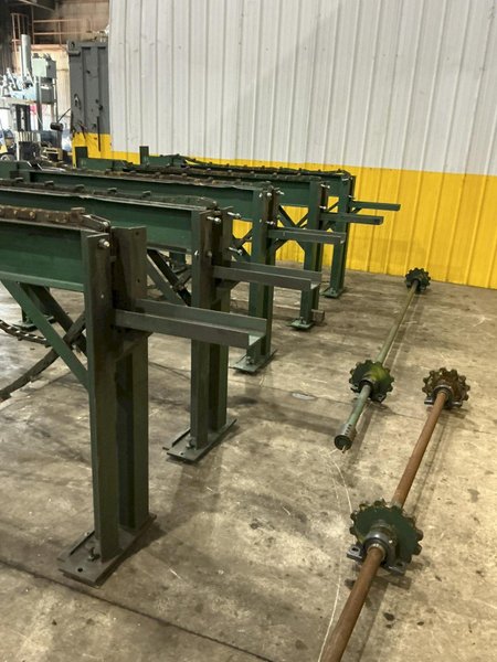 6" x 6" x 1/2" CONTROLLED AUTOMATION MODEL #ABL-74 AUTOMATIC ANGLE PUNCH &amp; SHEAR LINE: STOCK #24935