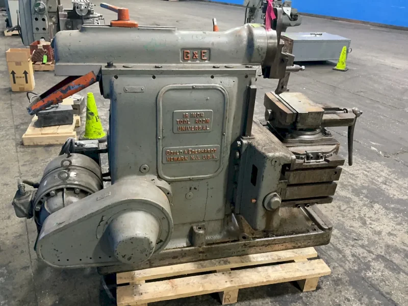 GOULD &amp; EBERHARDT 12” VISE SHAPER  -  16-INCH TOOL ROOM UNIVERSAL