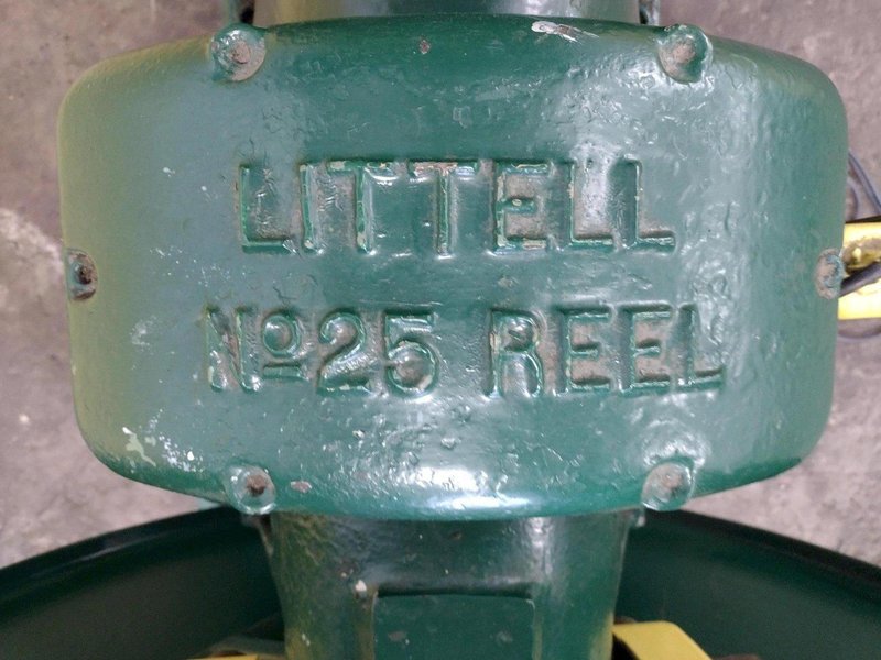 2500 LBS  x 18&quot; LITTELL MODEL #25 PULL OFF COIL REEL UNCOILER: STOCK #16503