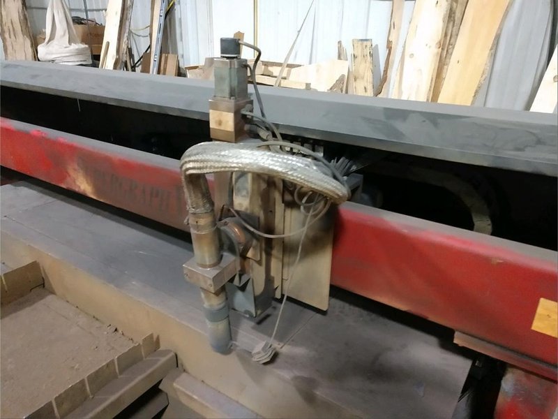 6′ x 12′ Koike Aronson Supergraph-IV CNC Plasma Table , 2006 -Hypertherm HPR 130