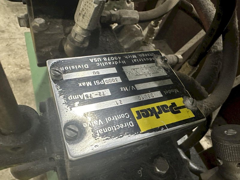 12,000 LB X 50&quot; ROWE MODEL #12050-DSV MOTORIZED COIL REEL UNCOILER &amp; COIL CAR: STOCK #21979