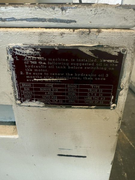 12&quot; X 24&quot; CHEVALIER FSG-1224AD AUTOMATIC SURFACE GRINDER. STOCK # 0667125.