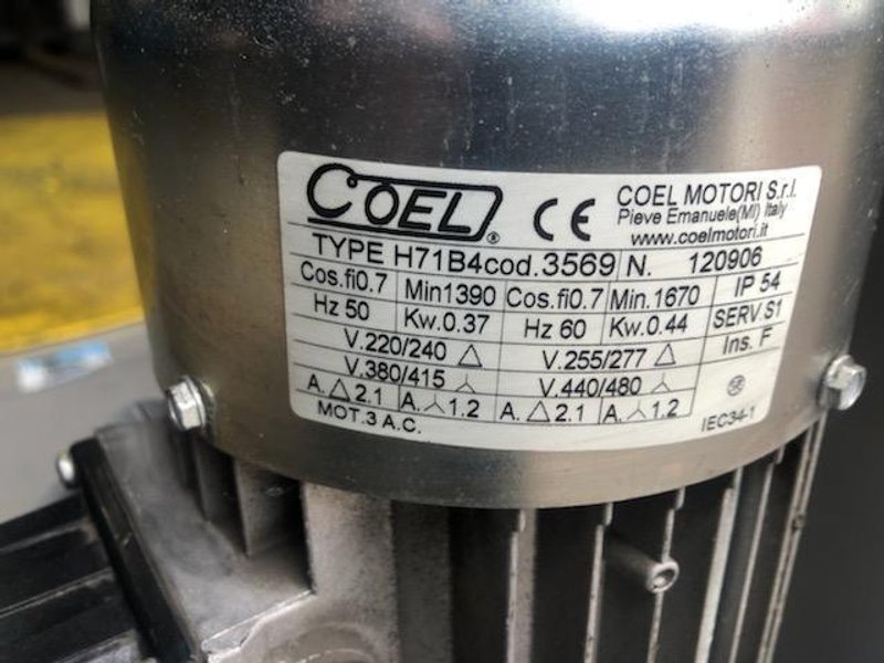 FOR PARTS SIAT  MODEL F1L SEMIAUTOMATIC PALLET STRETCH WRAPPER STOCK# 2159