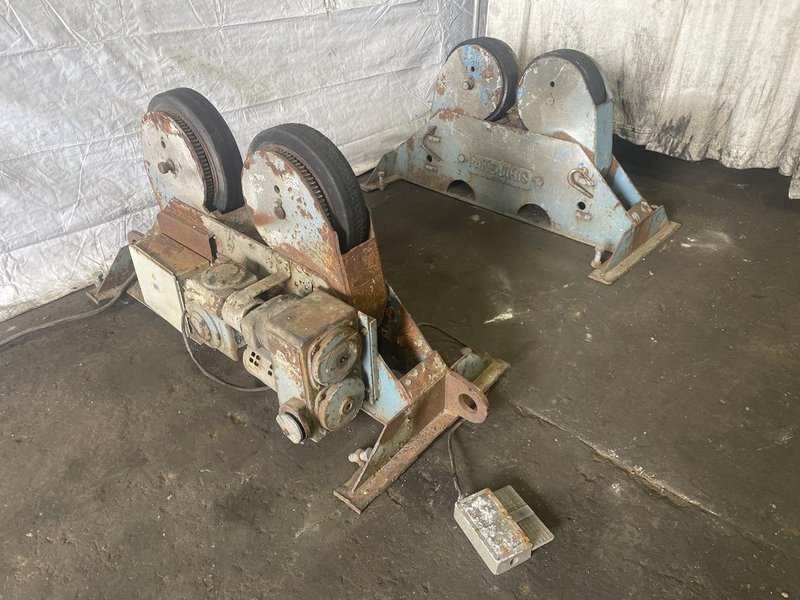 1 SET OF 15 TON PANDJIRIS MULE TANK TURNING ROLLS: STOCK #76759