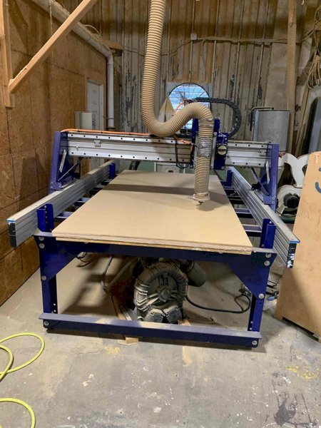 4’x8′ ShopBot PRT ALPHA CNC Router, 2011- Dust Collector