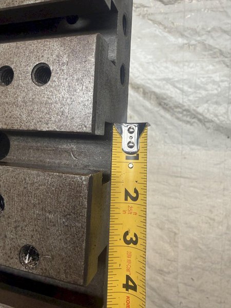 20" WIDE X 80" TALL X 24" DEEP T-SLOTTED ANGLE PLATE SET. STOCK # 0223026