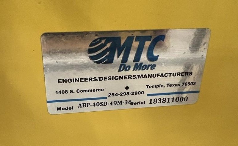 MTC MODEL ABP-405D-49M-36 MAGNETIC PORTABLE BATTERY EXTRACTOR / CHANGER: YOBRO #26211