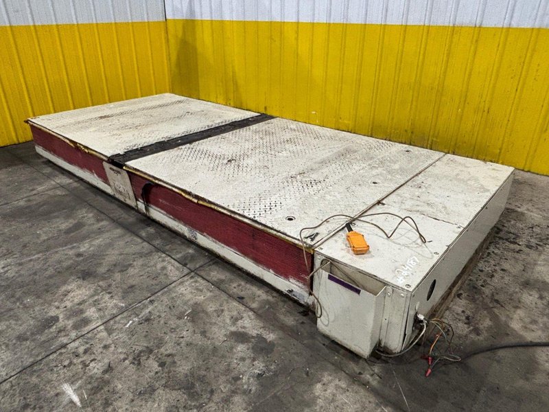 20 TON (40k LBS) DENSON MODEL #ST-1620 DIE LIFTING TABLE &amp; FLIPPER PLATFORM: YOBRO #24187