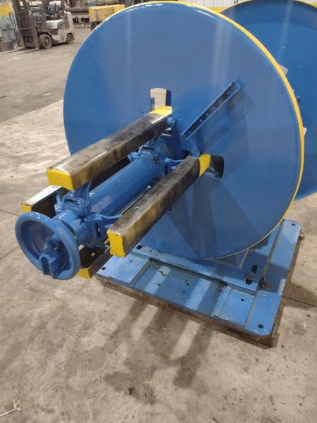 2,500 LB X 24&quot; LITTELL MODEL #25-12 DOUBLE END PULL OFF COIL REEL UNCOILER: STOCK #22533