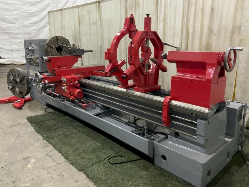 40" X 120" LANSING MODEL #R GAP BED ENGINE LATHE: STOCK #80221
