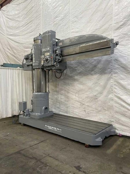 8&#039; X 19&quot; CARLTON MODEL #4-A RADIAL ARM DRILL: STOCK #22071