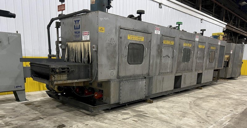 3 STAGE X 36&quot; X 18&quot; WALSH MODEL #AOE286 STEEL MESH-BELT PASS-THROUGH STAINLESS WASHER: STOCK #20166