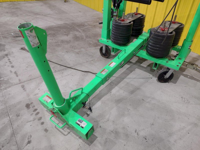 DBI SALA MODEL #8520867 Advanced Green Counterweight Cart CONFINED SPACE RESCUE: STOCK #20151