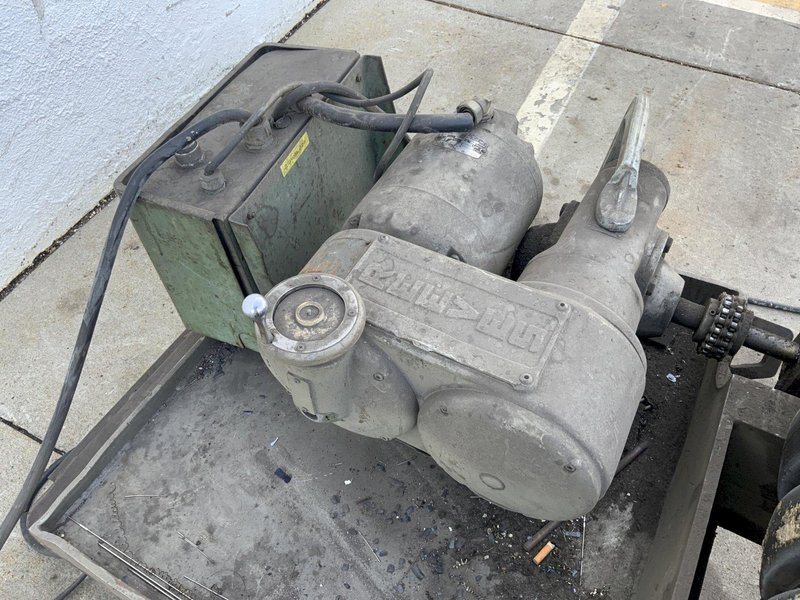 16,000 LBD WEBB MODEL #T-24 TANK TURNING ROLL SET: STOCK #80976