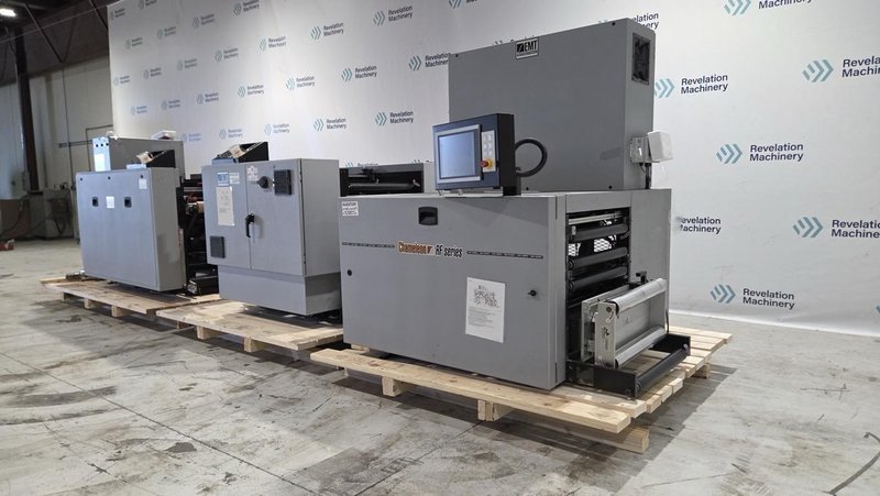 EMT RF UWSCR20 Tight Web Unwinder/Rewinder, 2017 – Chameleon RFX Roll-to-Roll Web Finishing System – High Speed 23″ Web