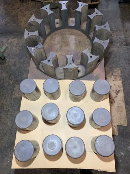 4.5&quot; Fenn model 6F 4 Die Rotary Swaging Machine