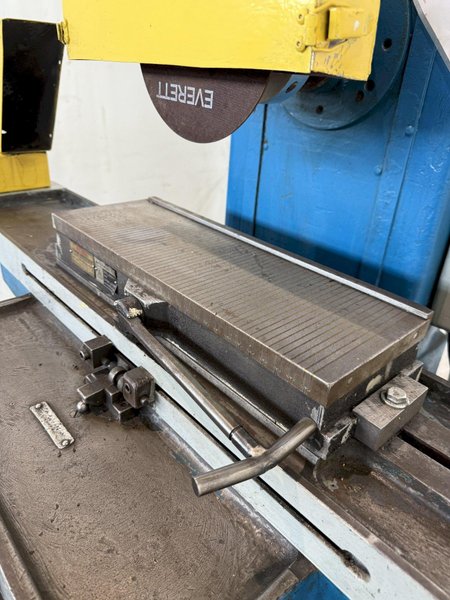6" X 18" PARKER MAJESTIC NO. 2 HANDFEED SURFACE GRINDER w/ KIN JUNG " PERMANENT MAGNETIC CHUCK. STOCK #0310323.