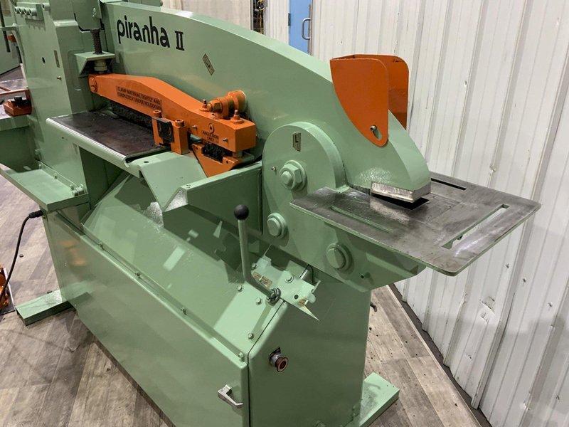 88 TON PIRANHA MODEL #PII-88 HYDRAULIC IRONWORKER: STOCK #80686
