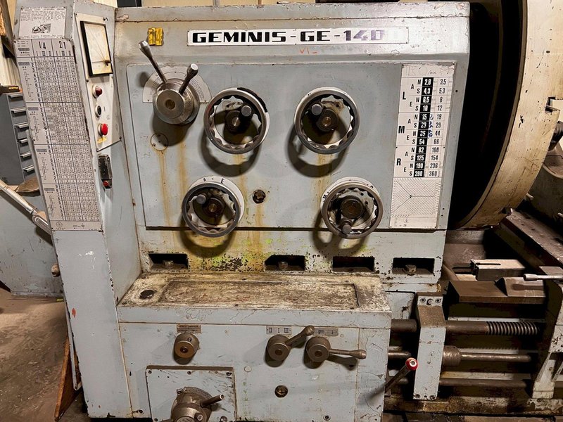 62" X 320" GEMINIS MODEL #GE1400 ENGINE LATHE 4" HOLE : YOBRO 25561