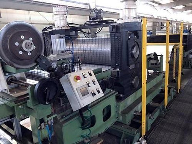50&quot; WIDE BRADBURY-PUMA &quot;STUCCO&quot; DESIGN SINGLE-STAND EMBOSSER ROLL