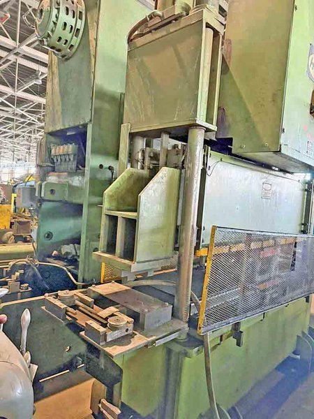 100 Ton Heim Straight Side Notch and Pre-Punch Press STOCK# 4305