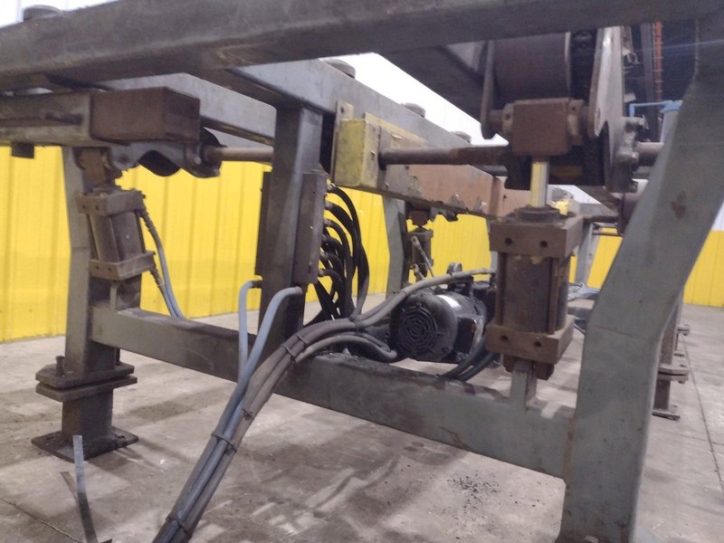 16&#039; POWERED INFEED TABLE, USED FOR LOADING SHEETS IN A SHEAR / BRAKE: YOBRO #24335