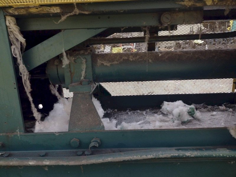 24" X 36" X 96" LONG AMERICAN MODEL #10447 HYDRAULIC HORIZONTAL BALER: YOBRO #24745