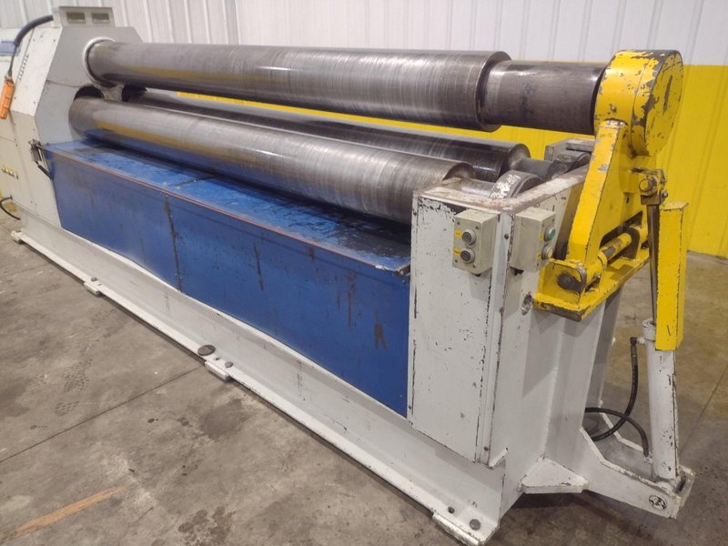 8' X 1/4" BIRMINGHAM MODEL #RH-0806 HYDRAULIC DOUBLE PINCH PLATE ROLL 2007: YOBRO #25022