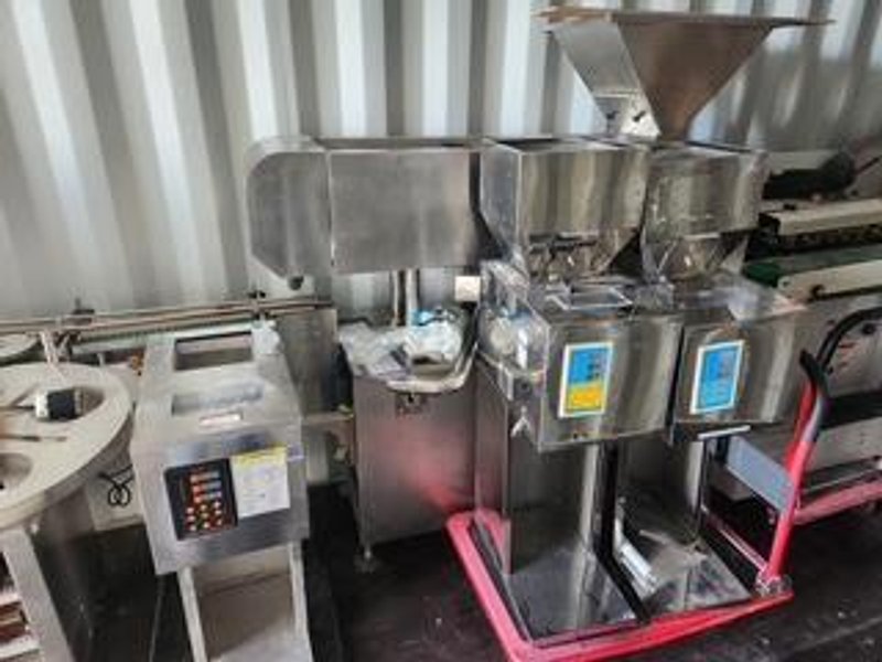 APM-USA Encapsulation Line, 2020 – Filler, Counter, Capper, Labeler, Sleeve Shrink, Sealer, Conveyors