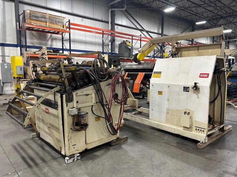 ROWE Coil Reel And Straightener Combination 20,000 Lbs. x 50” Wide