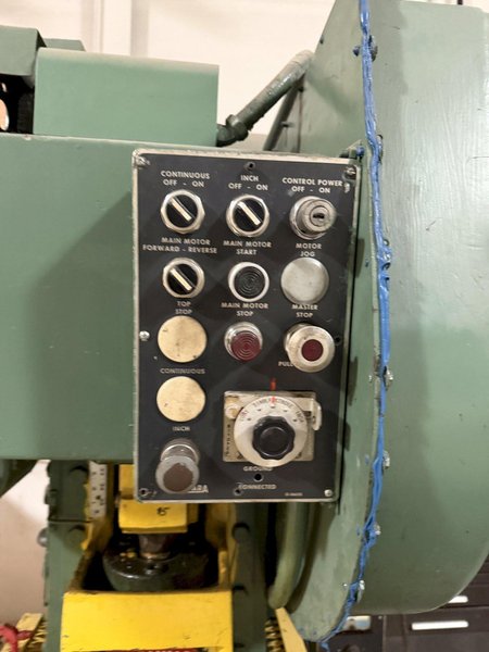 35 TON NIAGARA M-35 SINGLE CRANK OBI GAP FRAME PRESS. STOCK # 0760126