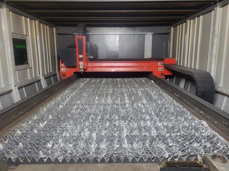 6000 Watt Bystronic BySmart 3015 Fiber CNC Laser, 2021 – Shuttle Table, 5′ x 10′, Low Hours