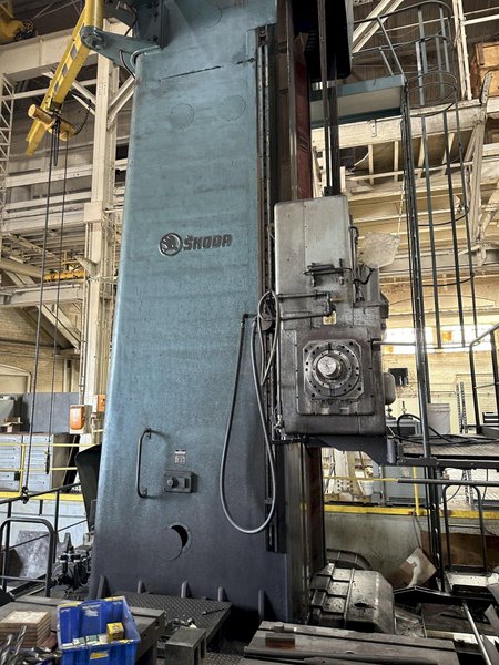 8&quot; Skoda Model WD200B Floor Type Horizontal Floor type Boring Mill