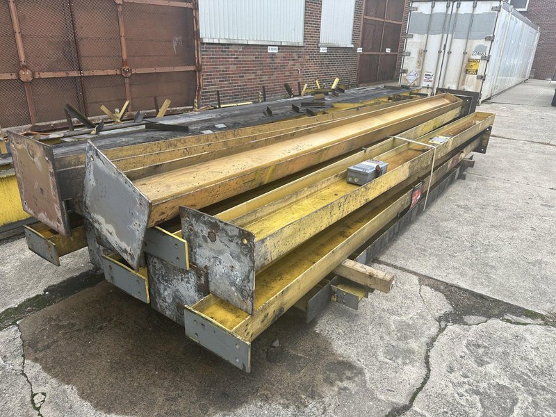 3 TON X 14' WIDE X 130' LONG MPH / BUDGIT OVERHEAD FREE STANDING CRANE SYSTEM: STOCK #20675