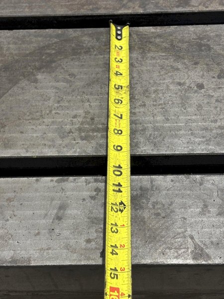 78&quot; X 216.5&quot; &#039; BAY CAST T-SLOTTED CAST LAYOUT FLOOR PLATE: STOCK  #22063