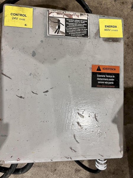 3500 LB X 60" X 36" SOUTHWORTH MODEL #4428610 HYDRAULIC SCISSOR LIFT TABLE WITH ROLLER TOP: STOCK #20935