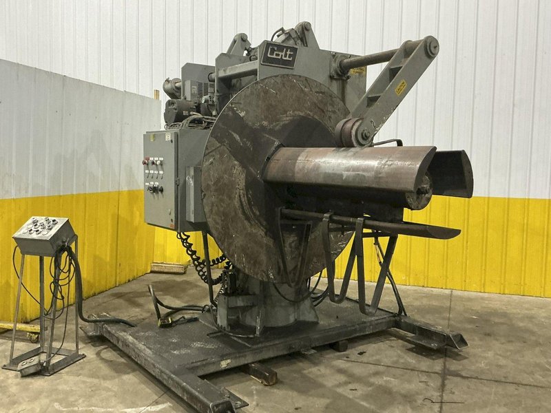 20,000 LBS X 48" COLT MODEL #CHD-DR2000 DOUBLE END MOTORIZED UNCOILER COIL REEL : YOBRO #24894