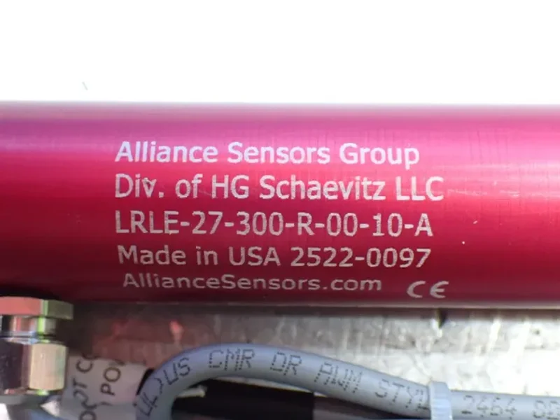 ALLIANCE SENSORS GROUP 2 LINEAR VARIABLE INDUCTIVE TRANSDUCER POSITION SENSORS  -  LRLE-27-300-R-00-10-A