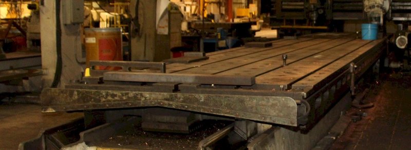 66" X 360" T-SLOTTED TABLE: STOCK 11839