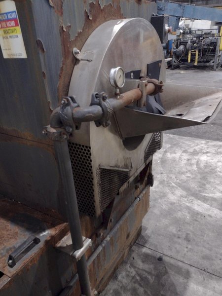 24&quot; HURRICANE MODEL 250 2 STAGE ROTARY DRUM ELECTRIC HEAT STAINLESS STEEL PARTS WASHER: STOCK #13539