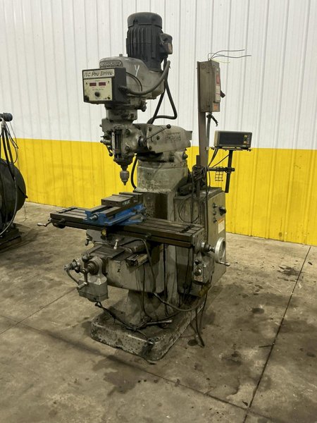 2 HP X 9" X 42" BRIDEPORT SERIES IVERTICAL RAM TYPE KNEE MILL: YOBRO #24264