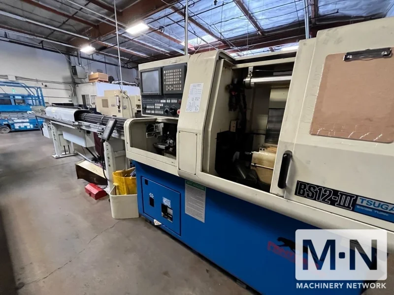 Tsugami BS12B III CNC Swiss Lathe, 2001