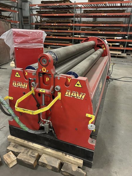 3/8″ X 8’ Davi MCA 2522 CNC Plate Roll, 2018