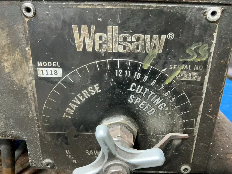 WELLSAW 29” HORIZONTAL BAND SAW  -  1118