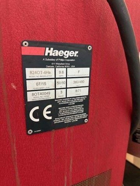 HAEGER 824-OT-4He INSERTION MACHINE USED GREAT CONDITION
